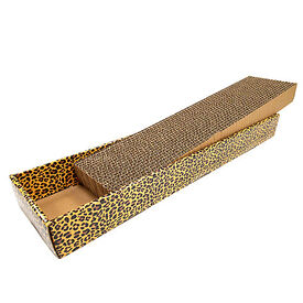 Croci - Griffoir Homedecor Leopard en Carton pour Chats
