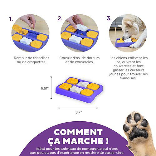 Outward Hound - Jeu Puzzle Int&eacute;ractif Dog Brick Image num&eacute;ro 3