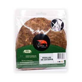 Gioiashrimp - Feuilles de Catappa XL pour Poissons et Crevettes - 5g