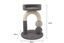 Leeby - Griffoir Courbe Premium pour Chats - 53cm Indicateur image numéro 3
