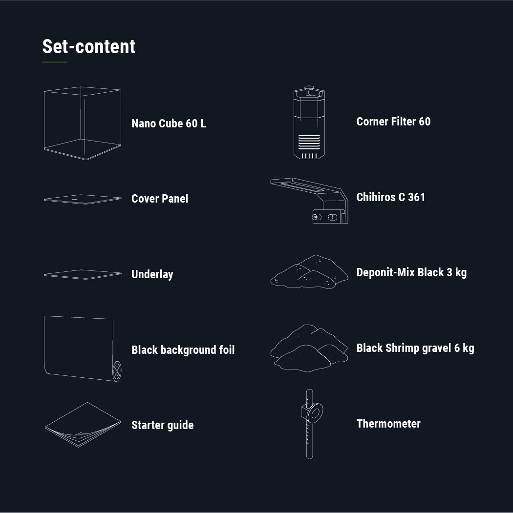 Dennerle - Mini Aquarium Nano Cube Complete - 60L Image num&eacute;ro 4