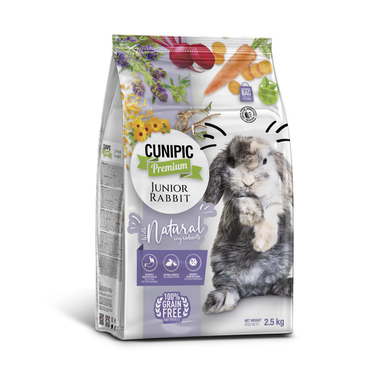 Cunipic - Aliment Junior Rabbit Natural pour Lapereaux - 2,5Kg