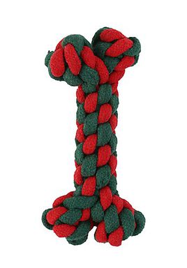Wouapy - Jouet Os Corde de Noël pour Chiens