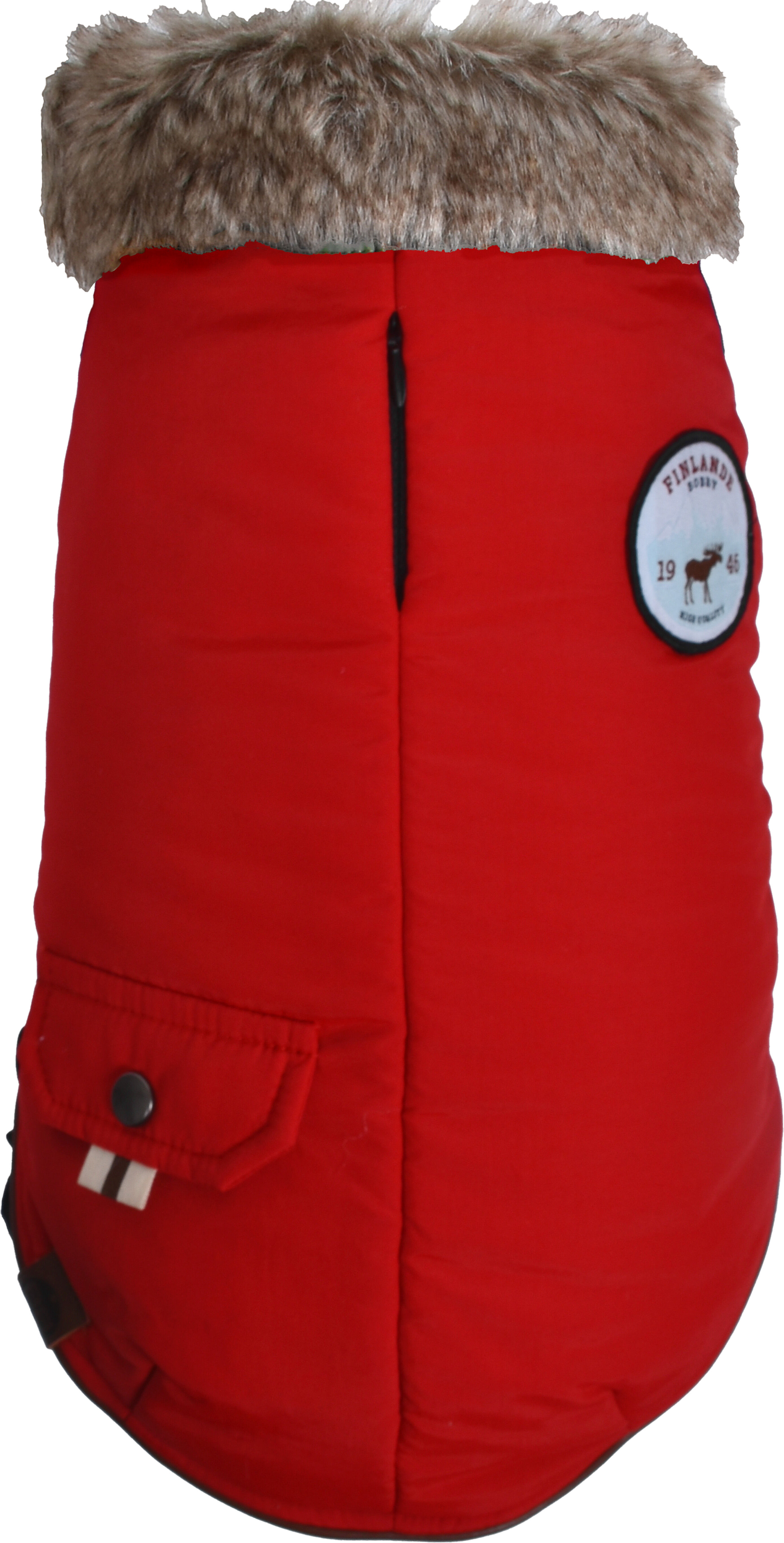 Bobby - Manteau Finlande Rouge - 34/S Image num&eacute;ro 1