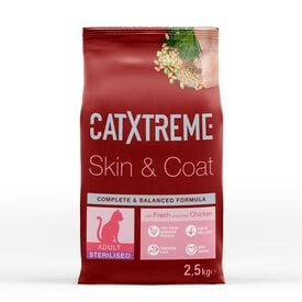 Catxtreme - Croquettes Skin & Coat pour Chat Adulte Stérilisé - 2,5kg