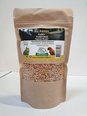 Octave Bauchant - Friandises Riz Paddy pour Oiseaux - 300g