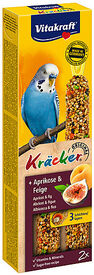 Vitakraft - Kräcker Abricot Figue pour Perruches x2