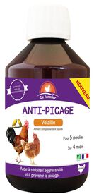 Le Fermier - Aliment Complémentaire Anti Picage pour Basse cour - 250ml