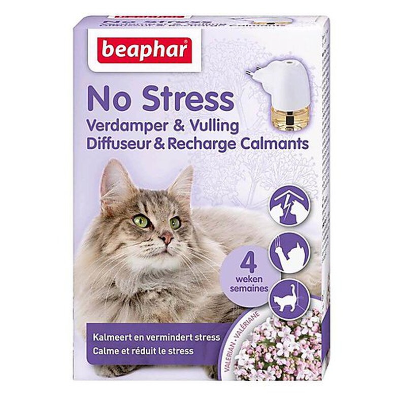 Beaphar - Diffuseur + Recharge Calmant 30J No Stress pour Chat - 30ml image number null