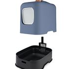 Rotho MyPet - Maison de Toilette Biala pour Chat - Bleu image number null
