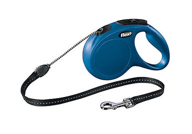 Flexi - Laisse Classic avec Cordon de 8m pour Chien M - Bleu