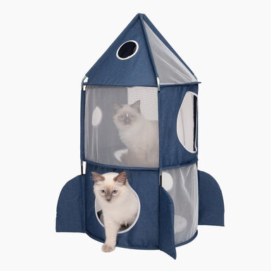 Catit - Vesper Rocket Ship - Bleu