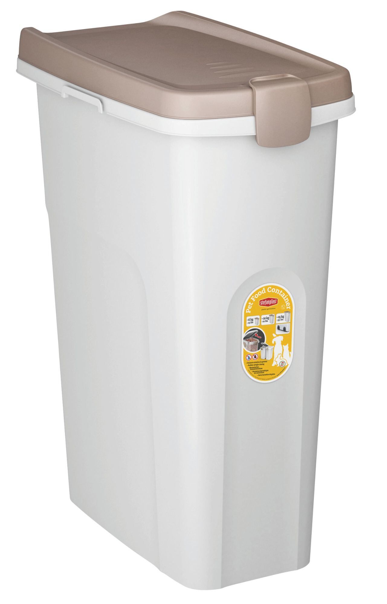 Kerbl - Conteneur Petfood Brun/Blanc pour Chiens - 25l Image num&eacute;ro 1