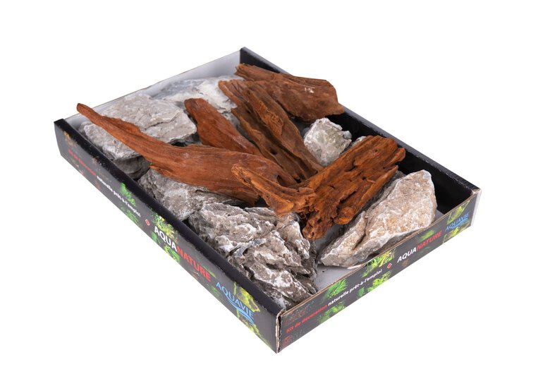 Aquavie - Décoration Mangrove et Pierre Gris pour Aquarium Image numéro 1 Aquavie - Décoration Mangrove et Pierre Gris pour Aquarium Image numéro 1