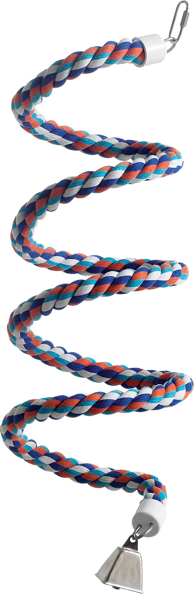 Flamingo - Jouet Suspendu en Corde Spirale pour Perruches - 29cm Image num&eacute;ro 1