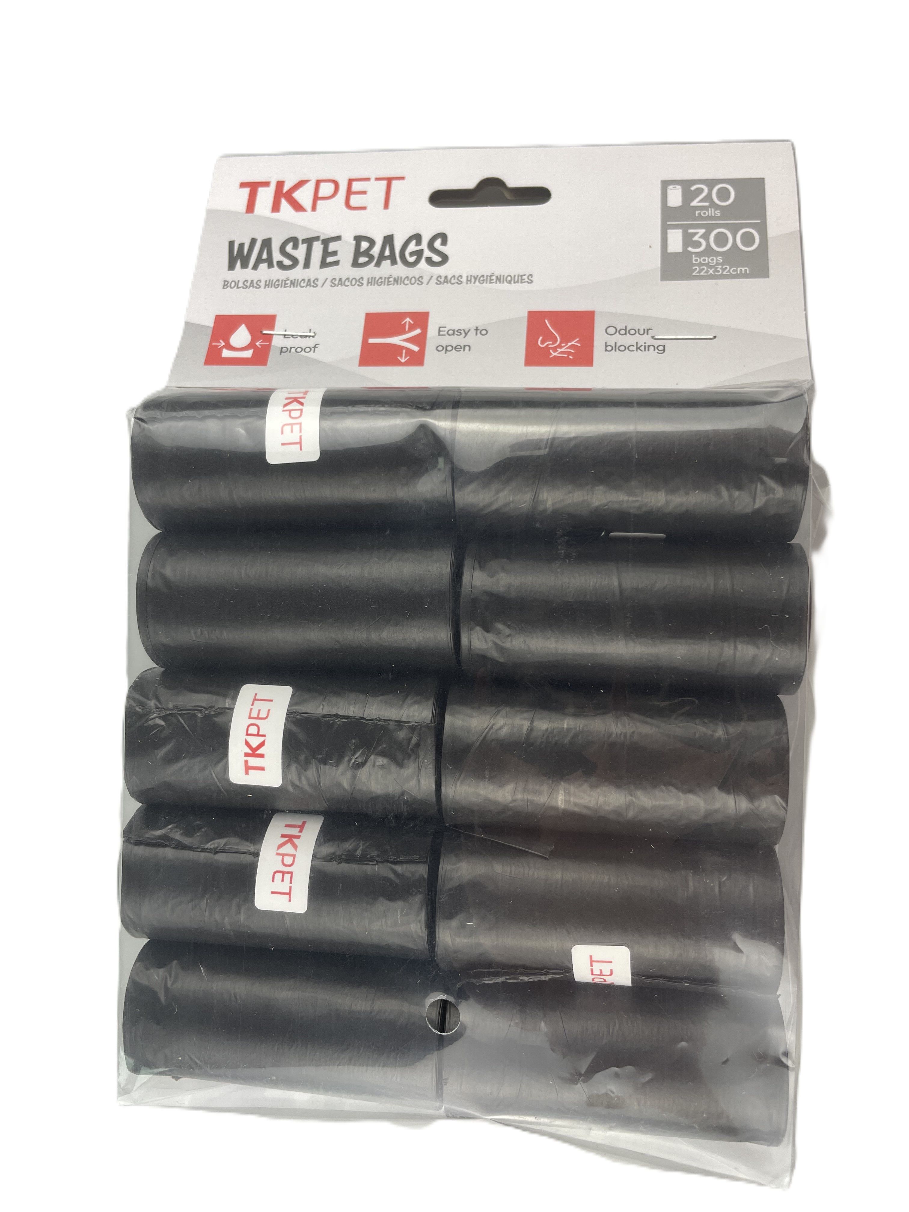 TKPET- Sacs &agrave; D&eacute;jections R&eacute;sistants et Etanches pour Chiens - x20 Rouleaux Image num&eacute;ro 1