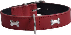 Bobby - Collier Bone Rouge pour Chiens