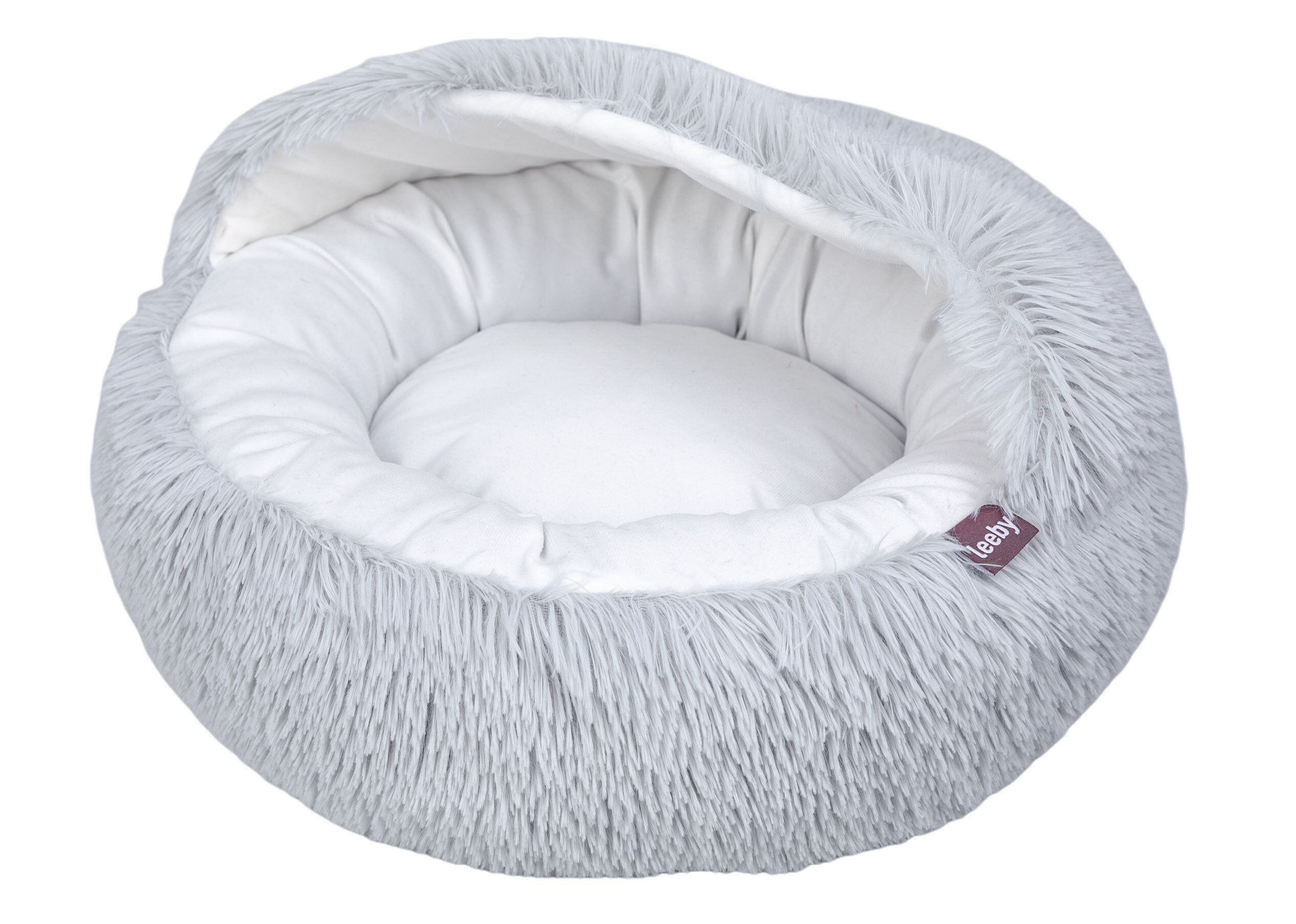 Leeby - Cachette Soyeuse pour Chats - Grise Image num&eacute;ro 1