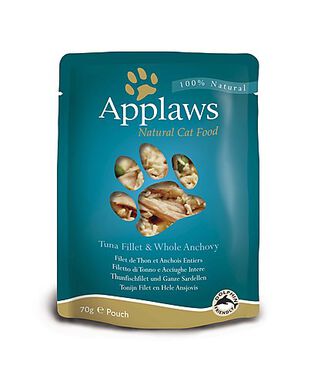 Applaws - Sachet Fraîcheur Thon et Anchois pour Chat - 70g