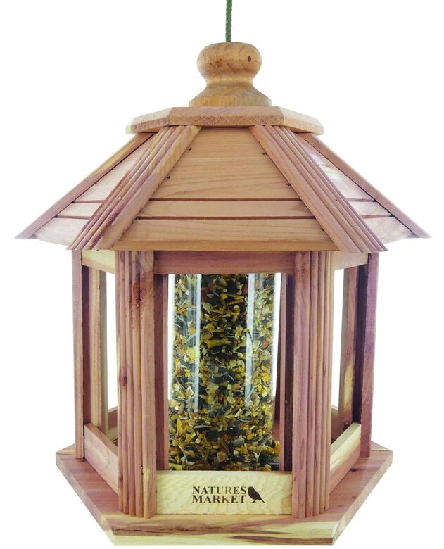 Natures Markets - Mangeoire Gazebo Junior pour Oiseaux du Ciel - 29x32cm Image numéro 1 Natures Markets - Mangeoire Gazebo Junior pour Oiseaux du Ciel - 29x32cm Image numéro 1