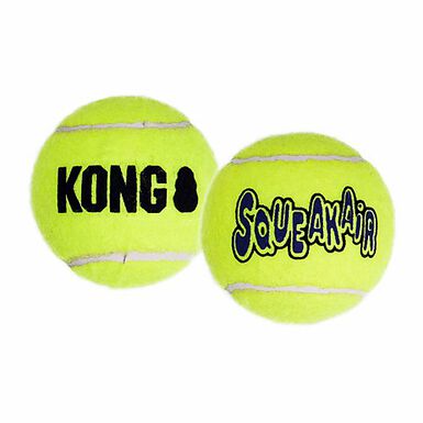 KONG - Jouets Balle Squeakair Ball XS pour Chiens - x3