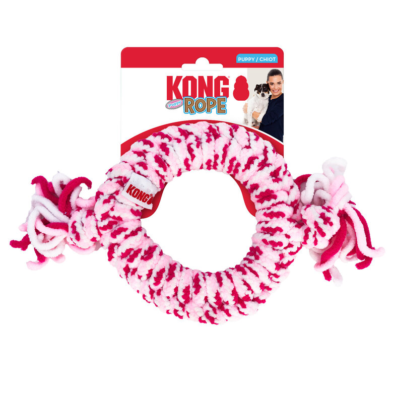 KONG - Jouet Anneau Rope pour Chiots - M Image numéro 1 KONG - Jouet Anneau Rope pour Chiots - M Image numéro 1