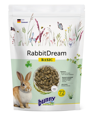 BunnyNature - Alimentation lapin adulte RabbitDream BASIC - 1,5kg