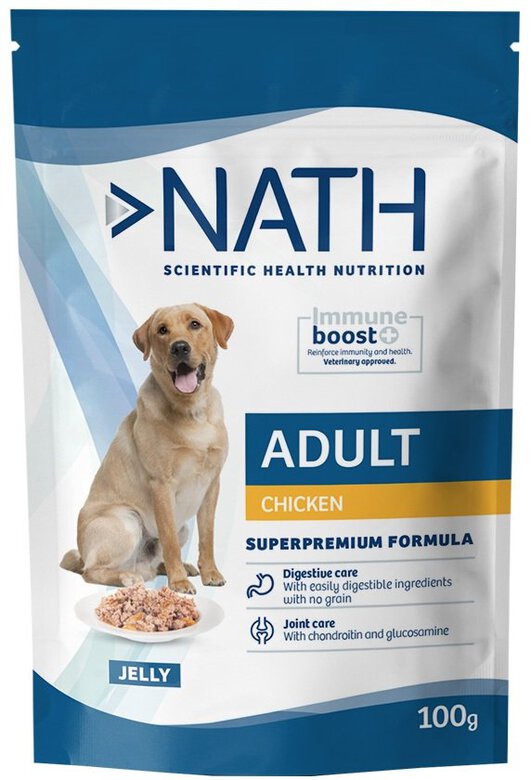 Nath - Pâtée Jelly Immune boost+ Poulet pour Chiens - 100g image number null