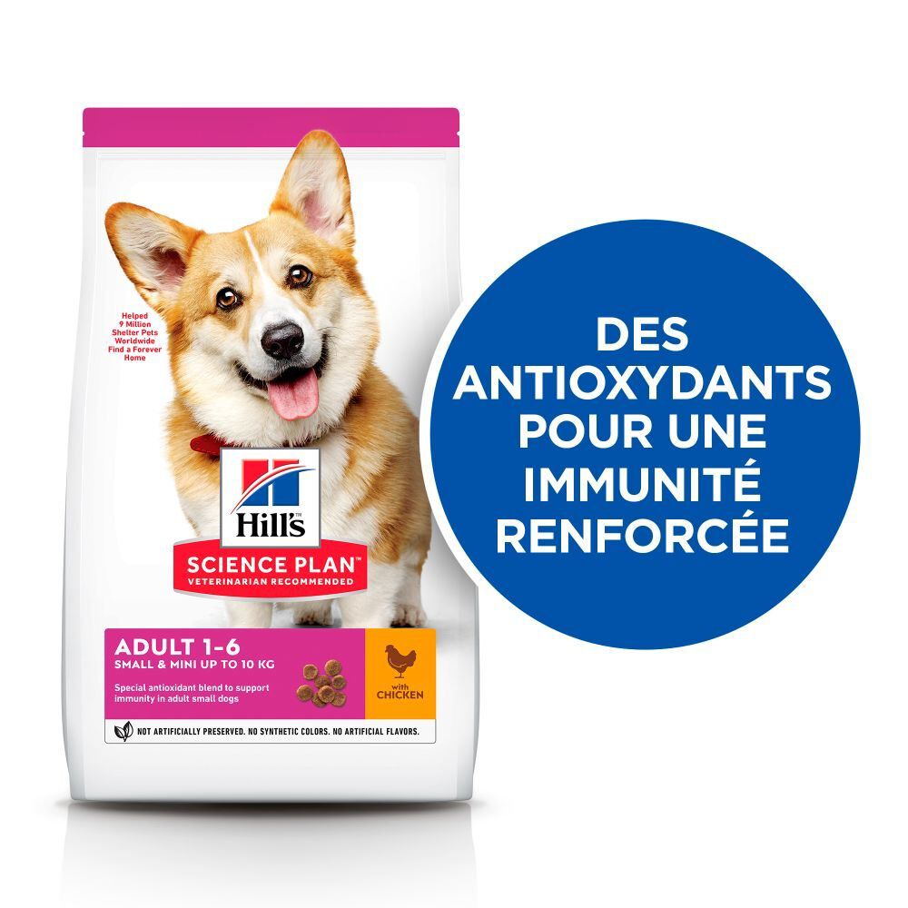 Hill's Science Plan - Adult Small & Mini Croquettes Pour Petit Chien Au Poulet  -  1,5kg Image num&eacute;ro 2
