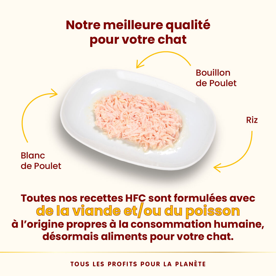 Almo Nature - P&acirc;t&eacute;e en Bo&icirc;te HFC Natural Blanc de Poulet pour Chat - 70g Image num&eacute;ro 4
