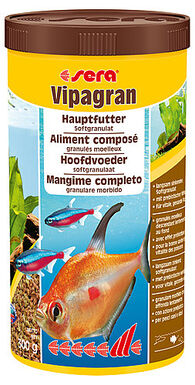 Sera - Aliments Granulés Moelleux Vipagran pour Poissons - 1L