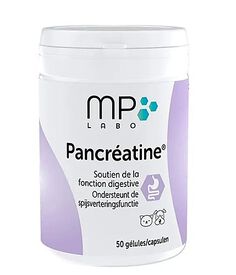 MP Labo - Gélules Pancréatine Fonction Digestive pour Chiens et Chats - x50