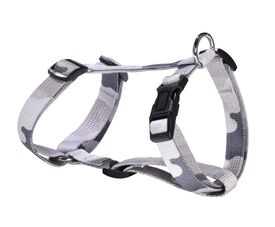 Bobby - Harnais Easy Camouflage Gris pour Chiens