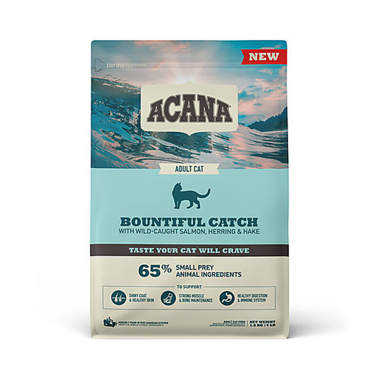 Acana - Croquettes Adult Bountiful Catch Saumon Merlu et Harengs pour Chats - 1,8Kg image number null
