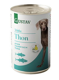 Gustav - Pâtée Adulte au Thon pour Chiens - 400g