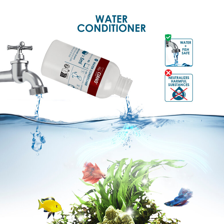 Ciano - Pack Water Care pour Entretien Aquarium - 3x100ml Image numéro 3 Ciano - Pack Water Care pour Entretien Aquarium - 3x100ml Image numéro 3