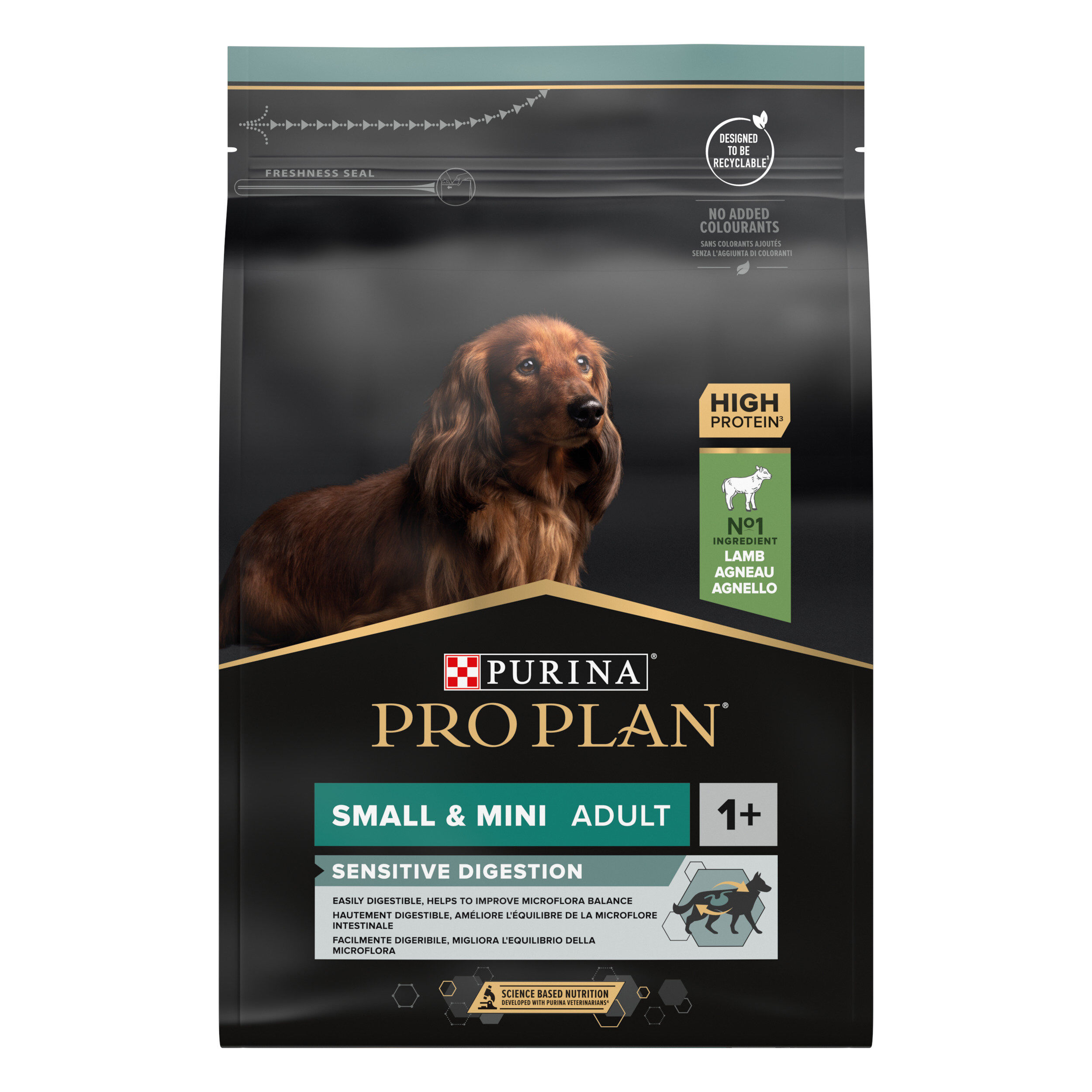 Pro Plan - Croquettes Small Sensitive Digestion &agrave; l'Agneau pour Petit Chien - 3Kg Image num&eacute;ro 1