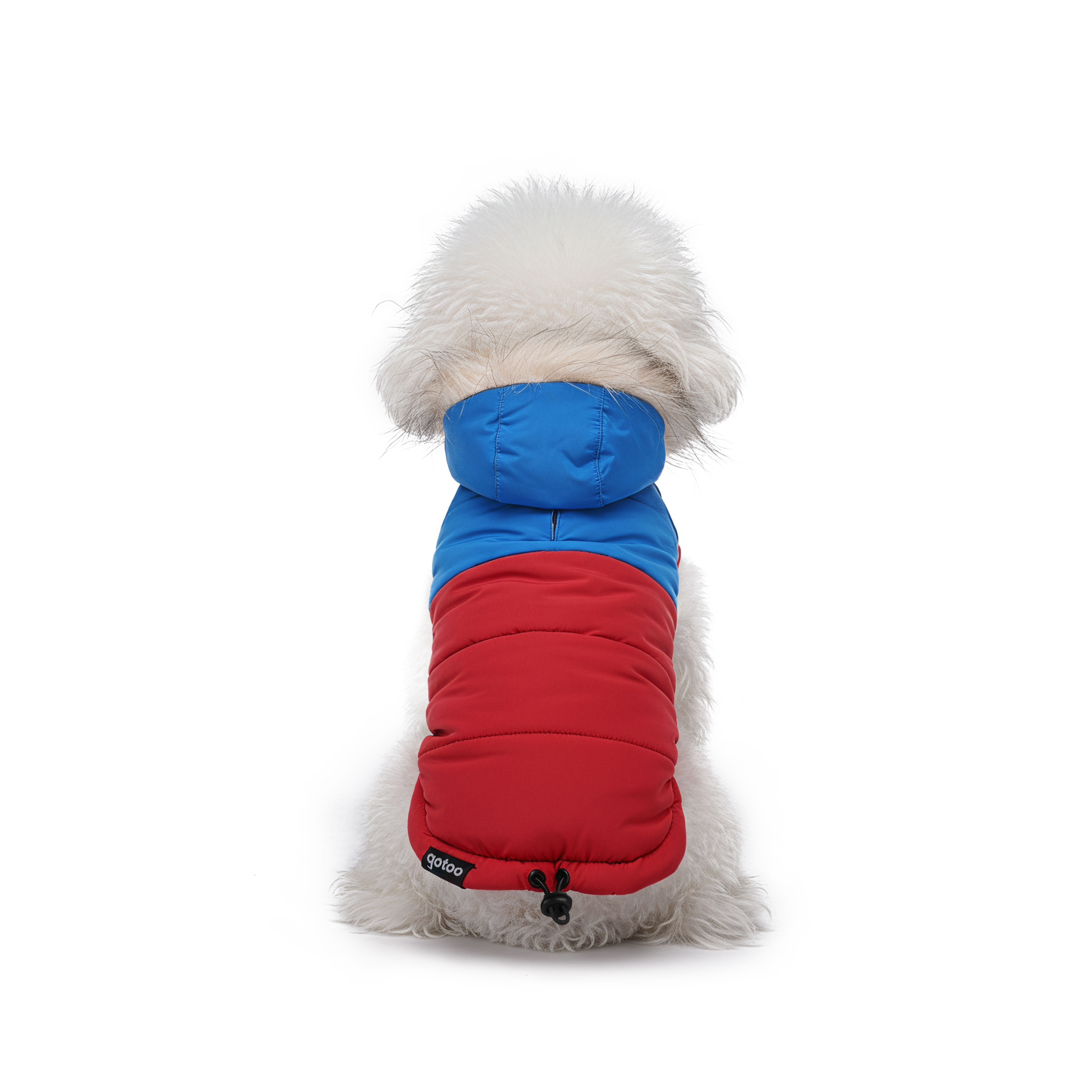 Gotoo - Manteau Imperm&eacute;able Rouge et Bleu pour Chiens - 30cm Image num&eacute;ro 14