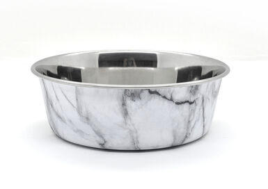 Animalis - Gamelle en Inox Antidérapante Marble pour Chiens