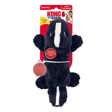 KONG - Jouet Peluche Moufette Cozie Pocketz pour Chiens - S