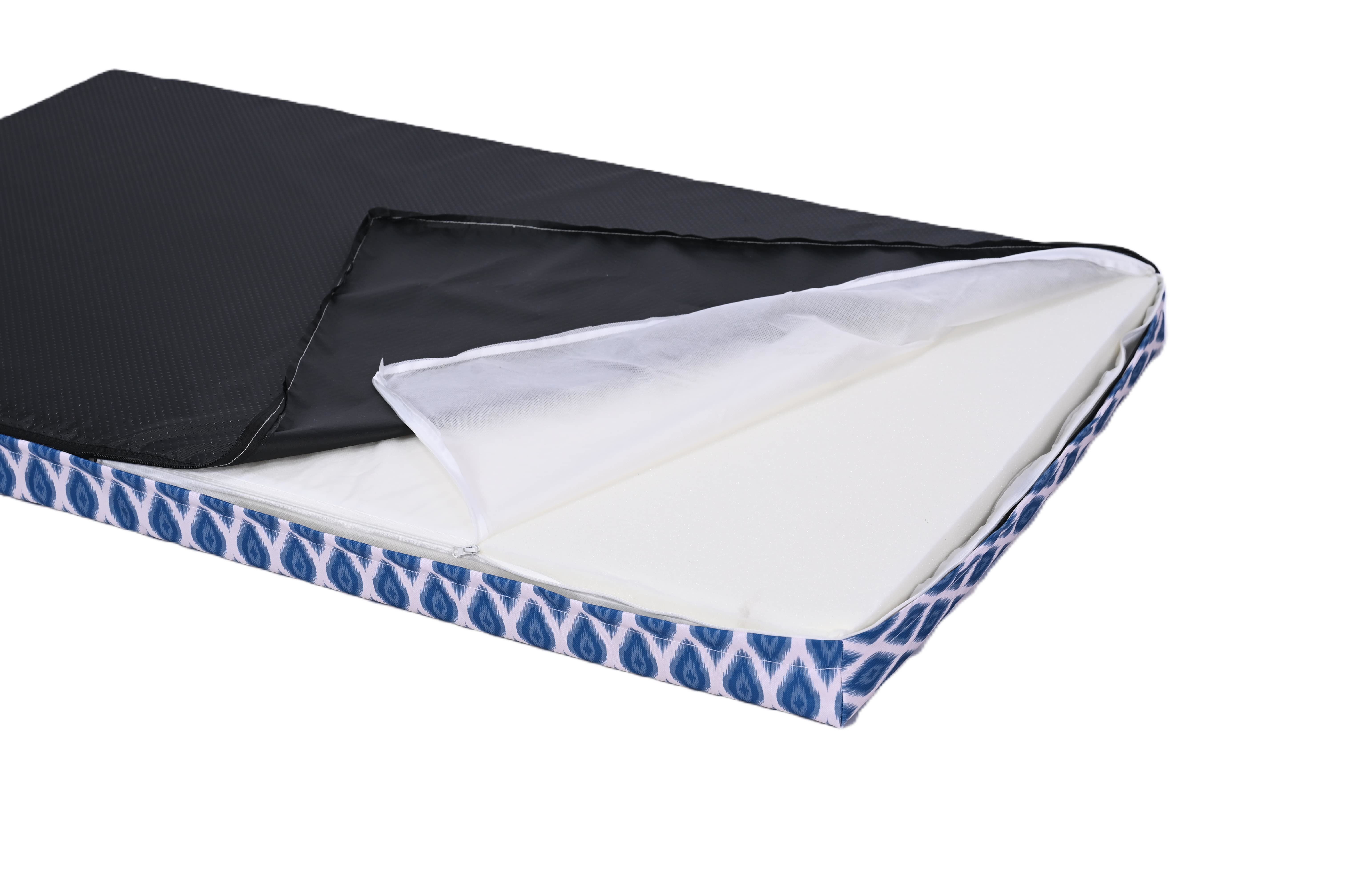 Leeby - Matelas Premium Trait Bleu pour Chien - S Image num&eacute;ro 6