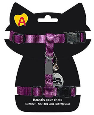 Animalis - Harnais Basic pour Chat - Violet