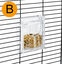Ferplast - Cage Pagode pour Oiseaux - Blanc Indicateur image numéro 5