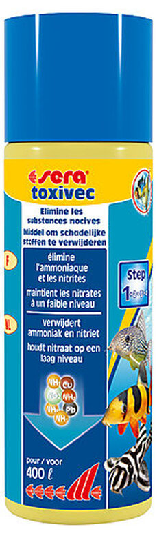 Sera - Élimine les Substances Nocives Toxivec pour Aquarium - 100ml image number null