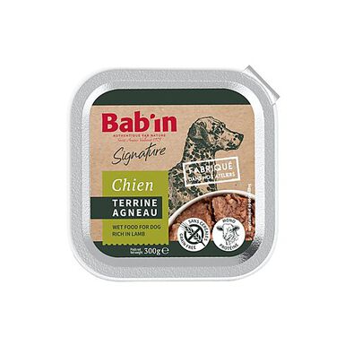 Bab'in - Terrine à l'Agneau pour Chiens  - 300g