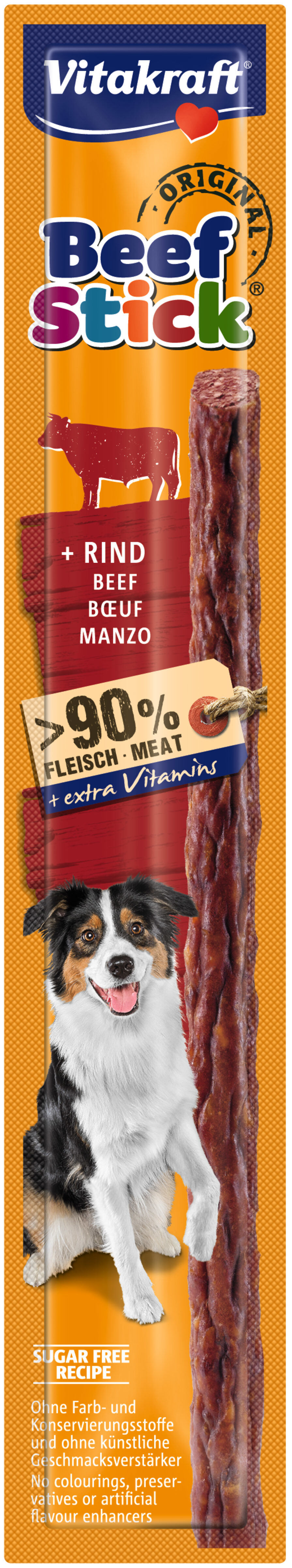 Vitakraft - B&acirc;tonnet Beef-Stick B&oelig;uf pour Chien - 12g Image num&eacute;ro 1