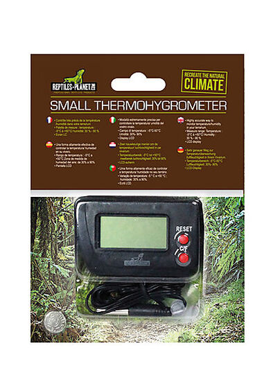Reptiles Planet - Thermomètre-Hygromètre Digital Small