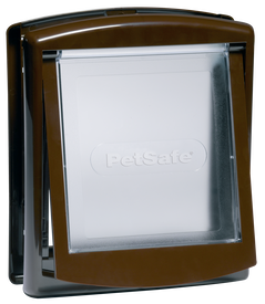 PetSafe - Porte &agrave; 2 Positions pour Petits Chiens - Brun