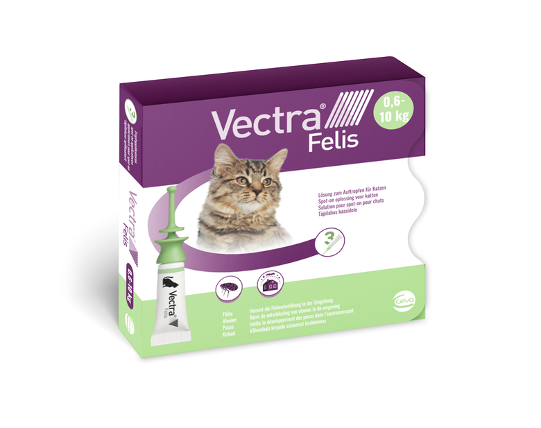 Ceva - Pipettes Antiparasitaire Vectra Felis pour Chats - x3 Image numéro 1 Ceva - Pipettes Antiparasitaire Vectra Felis pour Chats - x3 Image numéro 1