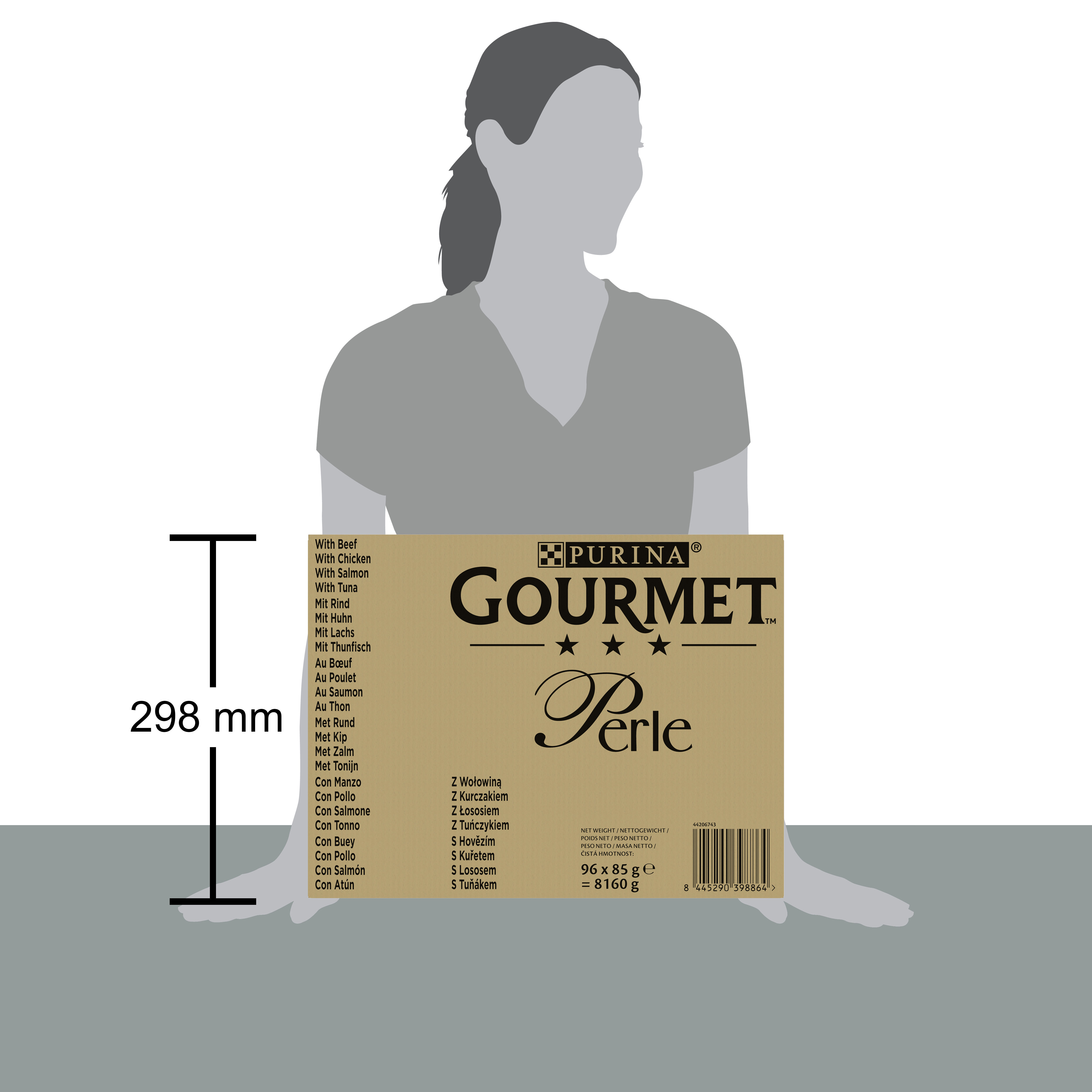 Gourmet - Sachets Repas PERLE Les Filettines Viandes & Poissons pour Chats - 96x85g Image num&eacute;ro 3